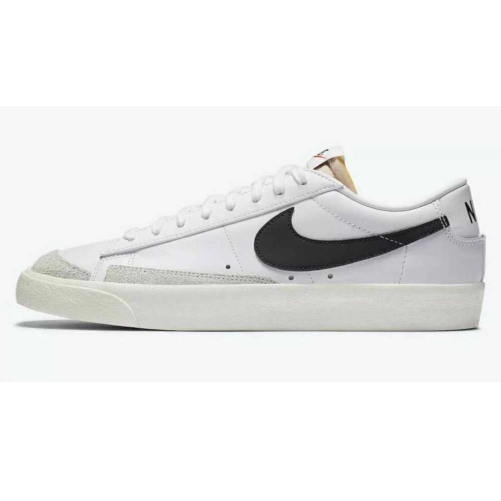 NIKE Blazer Low '77 'White Black Sail' Sneakers Size 13
